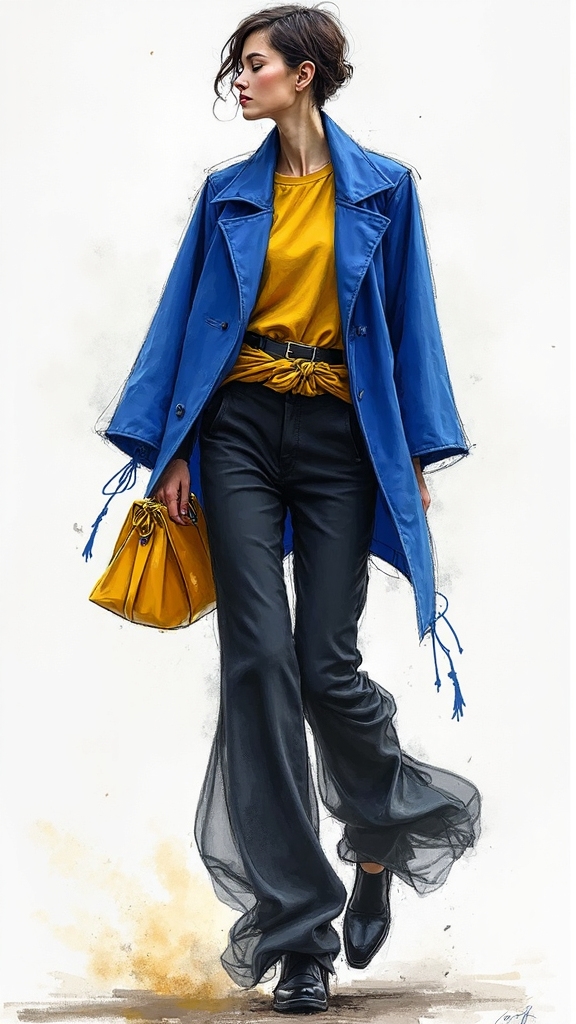 abstract edgy fashion critique