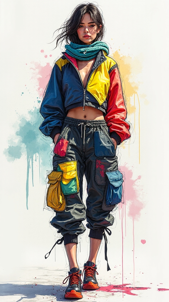 bold irreverent artistic streetwear