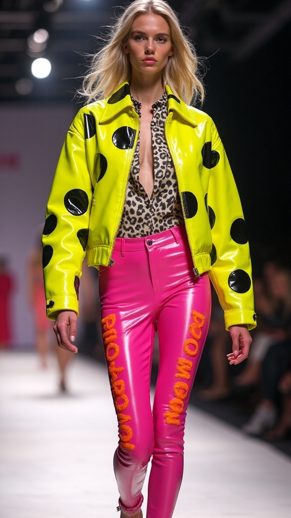 bold satirical comic fashion