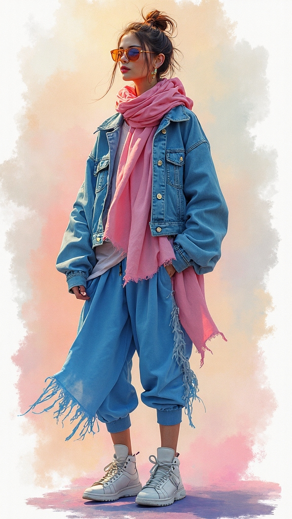 chaotic art fashion fusion
