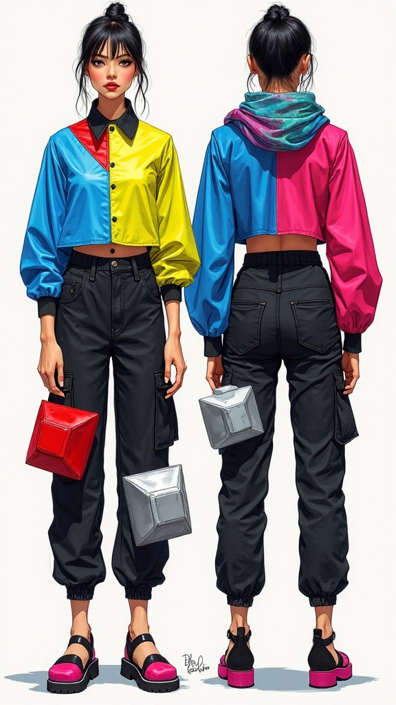 cubist fashion with rebellion