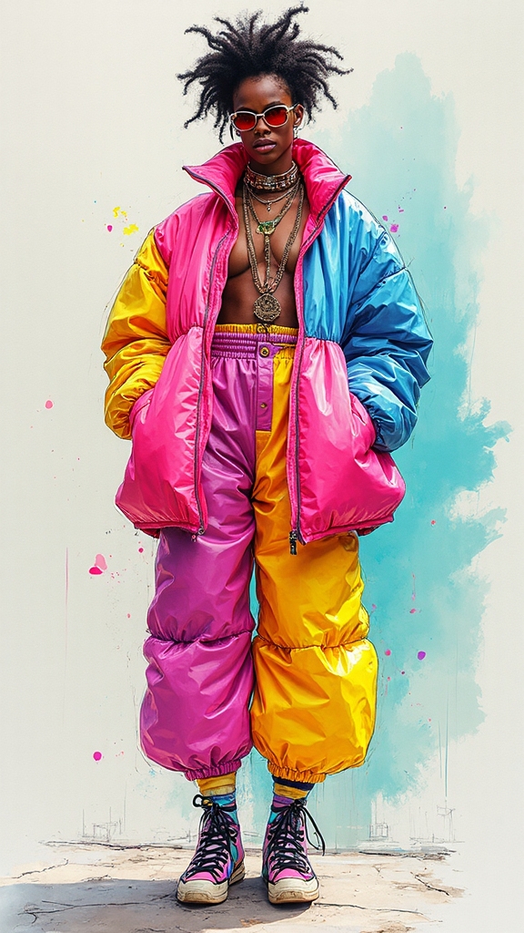 playful rebellious art fashion