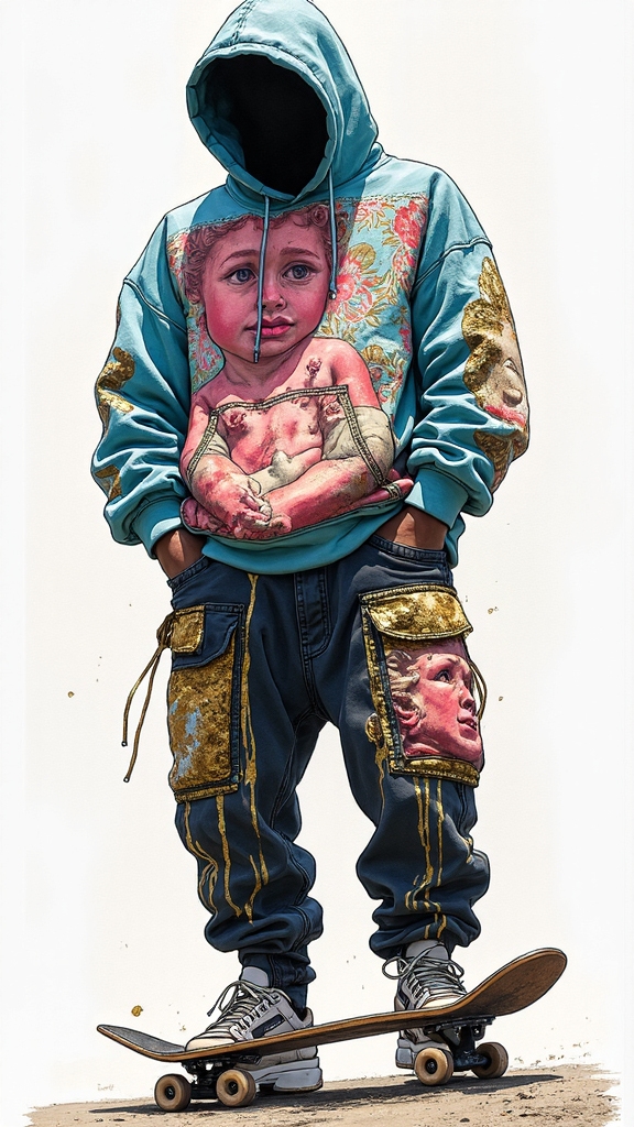 skatewear meets fine art