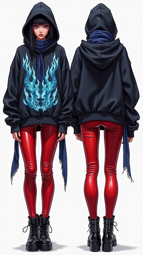 anime inspired streetwear satire