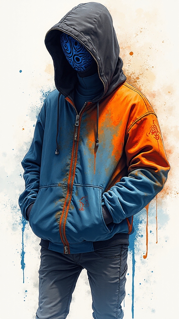 cozy oversized ninja hoodie