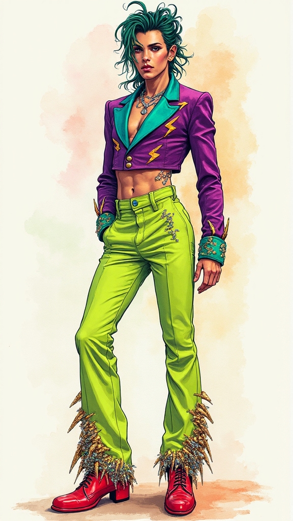 flamboyant villains inspire fashion