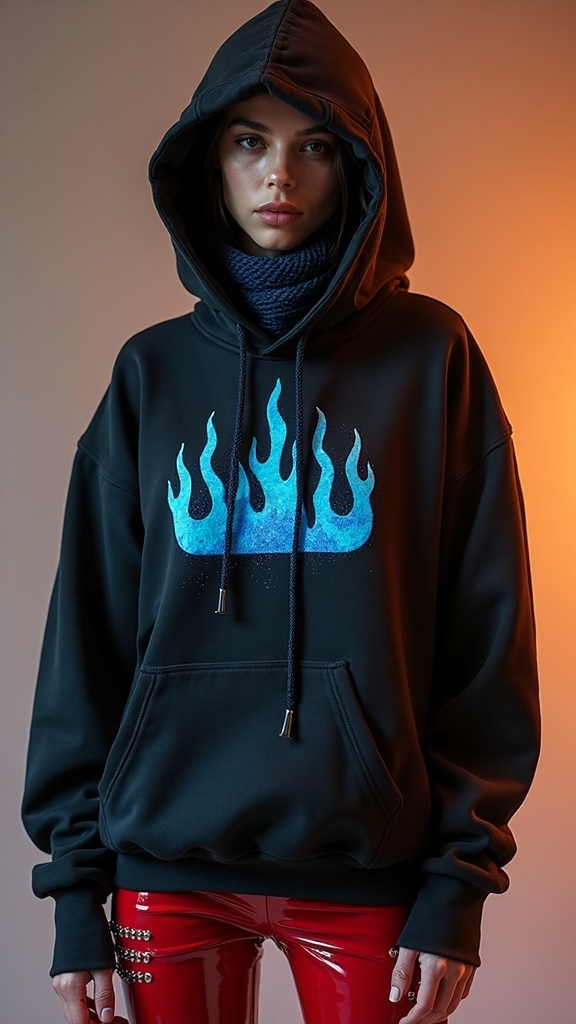gothic streetwear with irony