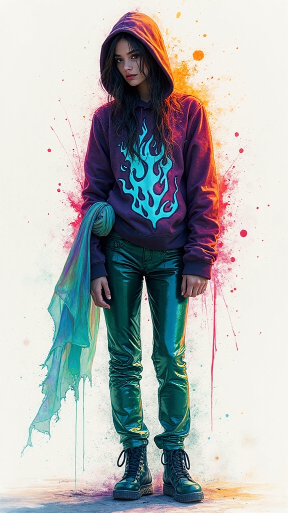 neon exorcist fashion absurdity