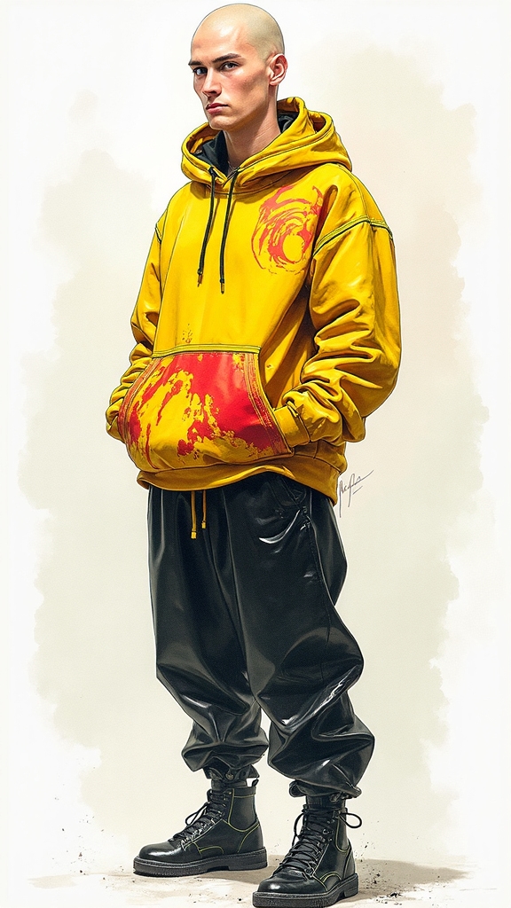 saitama inspired ironic fashion
